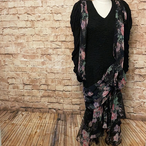 Vintage Lorrie Kabala Victorian BoHo dress - Picture 2 of 16